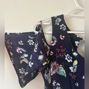 Reitmans Cold-Shoulder Floral Dress